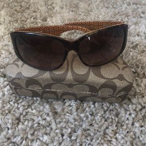 COACH Sunglasses and case